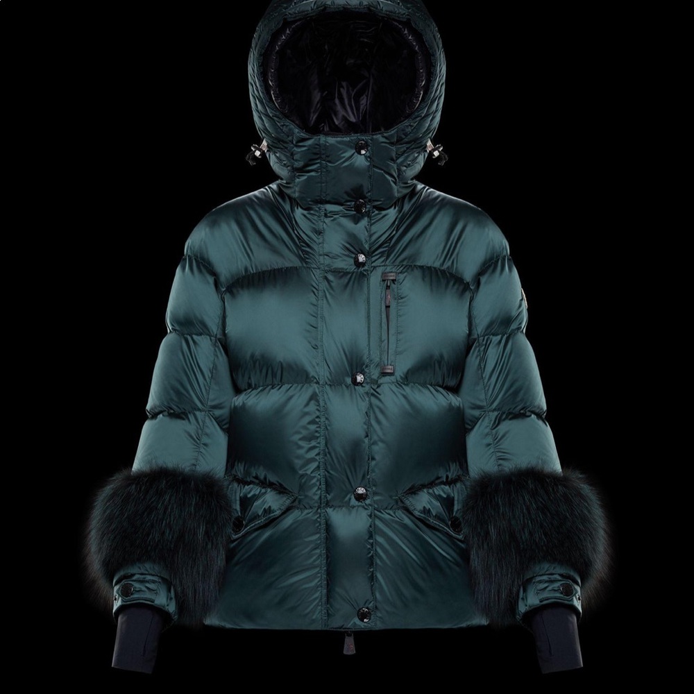 Moncler Limides Fox Fur Jacket Size 1